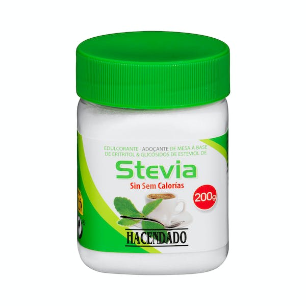 Edulcorante granulado stevia Hacendado Bote 0.2 kg en Mercadona