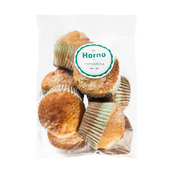 Magdalenas con azúcar Bolsa 0.38 kg en Mercadona