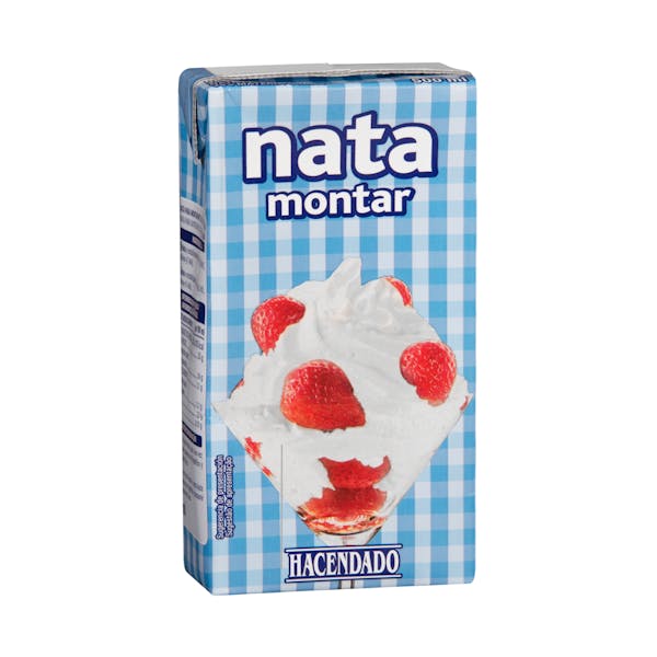 Nata para montar Hacendado Brick 500 ml en Mercadona