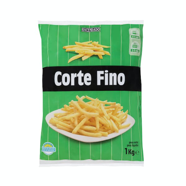 Patatas corte fino ultracongeladas Paquete 1 kg en Mercadona