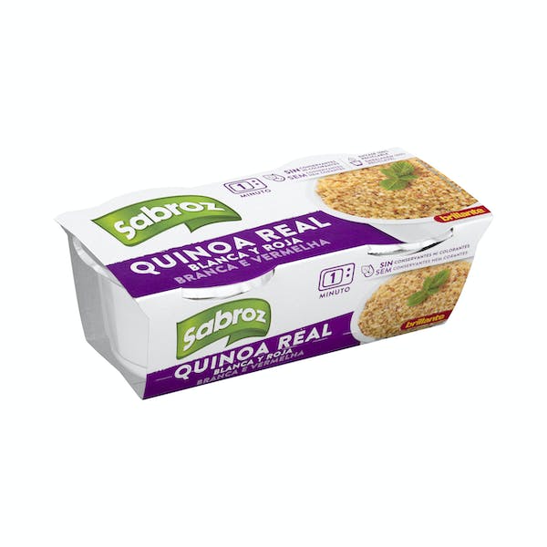 Quinoa cocida blanca y roja Sabroz 2 vasitos X 0.125 kg en Mercadona