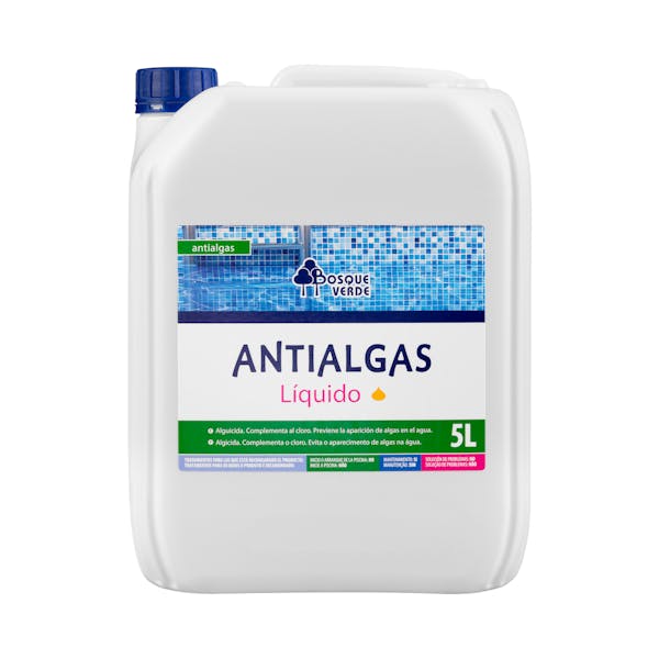 Antialgas líquido Bosque Verde para piscina Garrafa 5 L en Mercadona