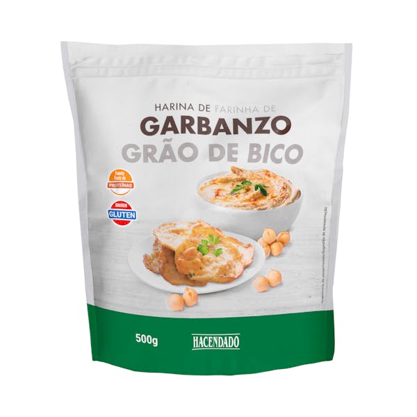 Precio en Mercadona de Harina de garbanzo Hacendado Paquete 0.5 kg, 2