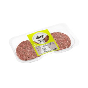 Hamburguesas de vacuno y cerdo con ajo y perejil Bandeja 0.24 kg en Mercadona