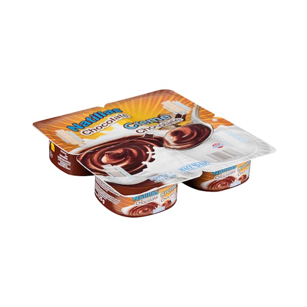 Natillas de chocolate con leche Hacendado 4 ud. X 0.125 kg en Mercadona