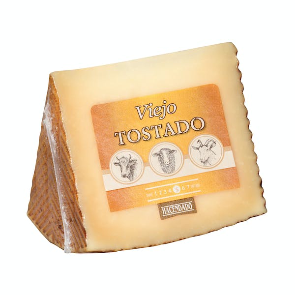 Queso viejo tostado mezcla Hacendado Pieza 0.41 kg en Mercadona