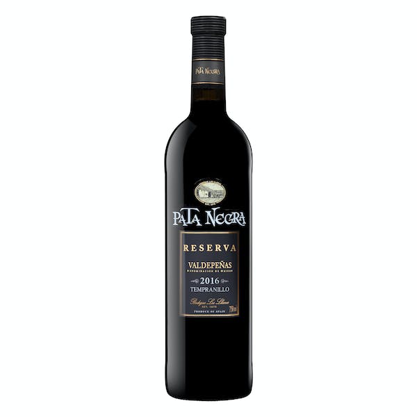 Vino tinto D.O Valdepeñas Pata Negra reserva Botella 750 ml en Mercadona