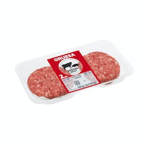 Hamburguesas de vacuno y cerdo gruesas Bandeja 0.36 kg en Mercadona