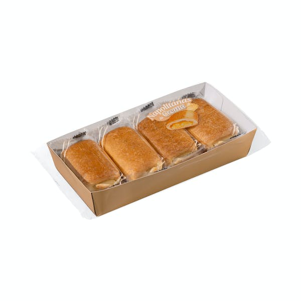 Napolitanas con relleno sabor crema Hacendado Paquete 0.37 kg en Mercadona