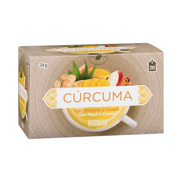 Infusión Cúrcuma Hacendado Caja 0.034 100 g en Mercadona
