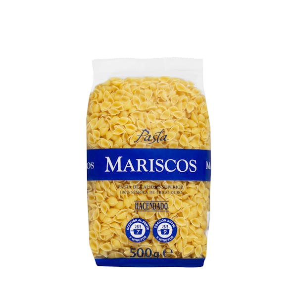 Pasta mariscos Hacendado Paquete 0.5 kg en Mercadona