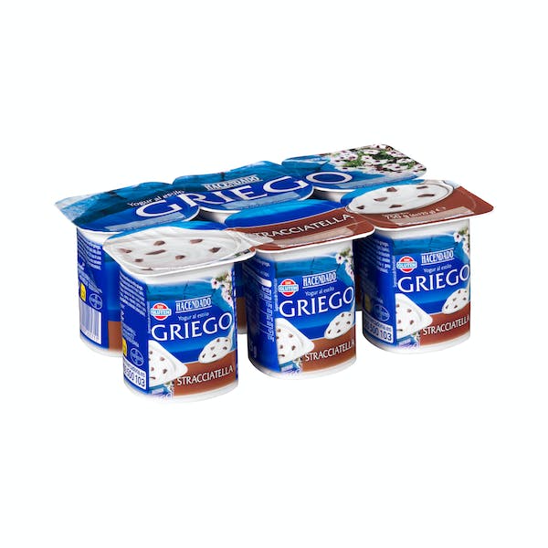 Yogur griego stracciatella Hacendado 6 ud. X 0.125 kg en Mercadona