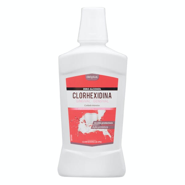 Enjuague bucal Gingival Deliplus con clorhexidina Botella 0.5 100 ml en Mercadona