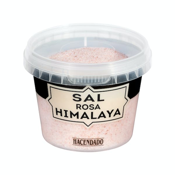 Sal rosa del Himalaya Hacendado Bote 0.25 kg en Mercadona