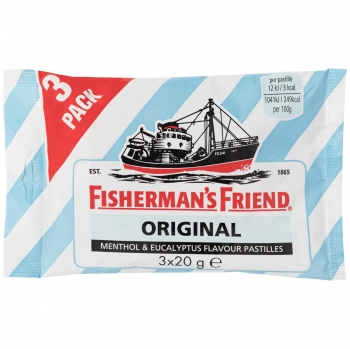 Fisherman'S Friend Original Caramelo Comprimido sin Azúcar 3 x 20g en Amazon