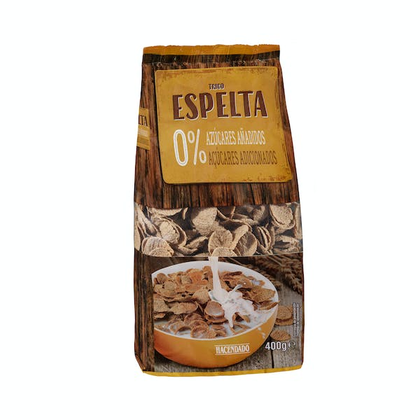 Mejor precio de Cereales copos de trigo espelta integral Hacendado 0 Mejor precio de Cereales copos de trigo espelta integral Hacendado 0