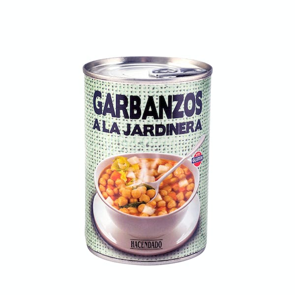 Garbanzos a la jardinera Hacendado Bote 0.42 kg en Mercadona