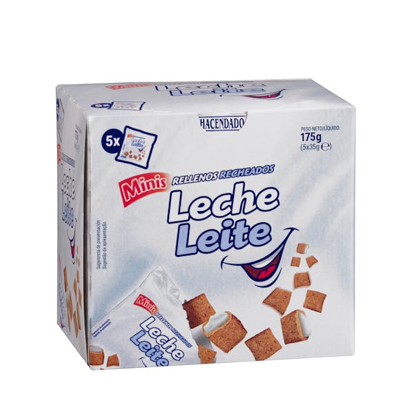 Mini cereales rellenos de leche Hacendado Caja 0.175 kg en Mercadona