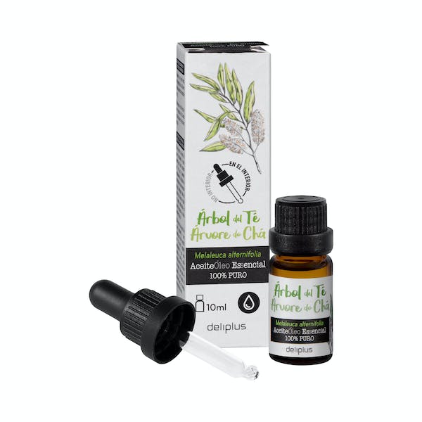 Aceite árbol del té 100% puro Deliplus con pipeta dosificadora Bote 0.01 100 ml en Mercadona