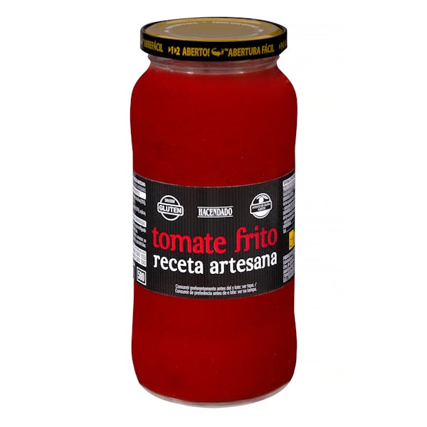 Tomate frito receta artesana Hacendado Tarro 0.56 kg en Mercadona