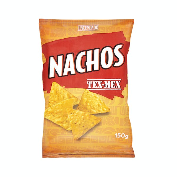 Nachos tex-mex Hacendado sabor queso Paquete 0.15 kg en Mercadona