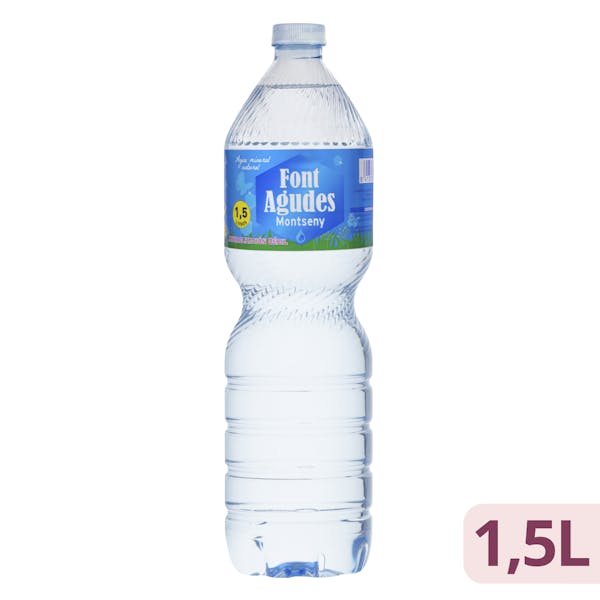 Agua mineral Font Agudes grande Botella 1.5 L en Mercadona