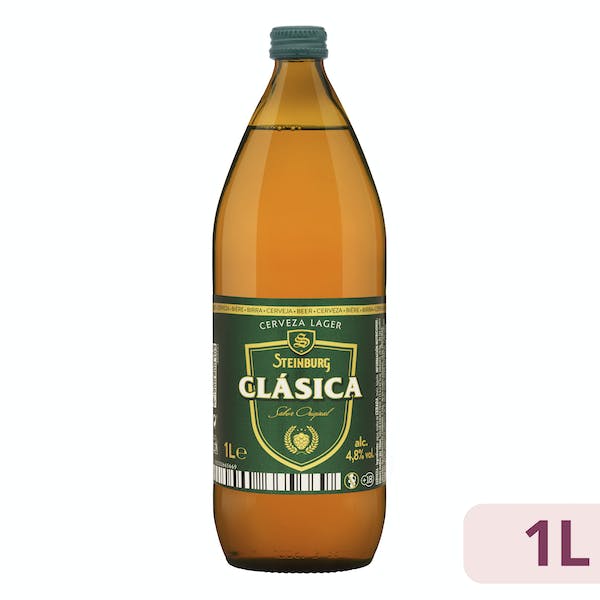 Cerveza Clásica Steinburg Botella 1 L en Mercadona