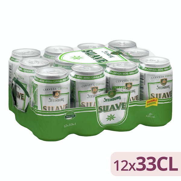 Cerveza Suave Steinburg 12 latas X 330 ml en Mercadona