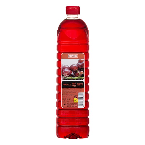 Vinagre de vino tinto Hacendado Botella 1 L en Mercadona
