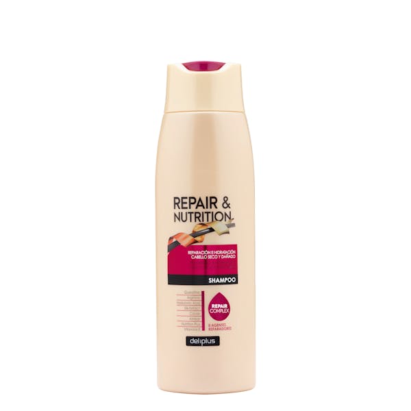 Champú Repair & Nutrition Deliplus cabello seco y dañado Bote 0.4 100 ml en Mercadona