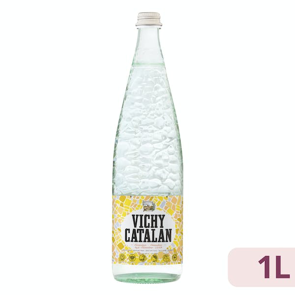Agua mineral con gas Vichy Catalan grande Botella 1 L en Mercadona