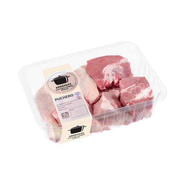 Arreglo para puchero vacuno, cerdo y pollo Bandeja 1 kg en Mercadona