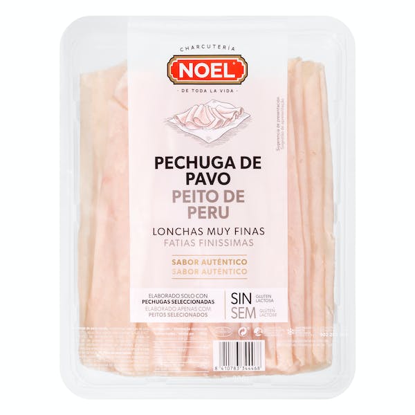 Pechuga de pavo Noel lonchas muy finas Paquete 0.2 kg en Mercadona