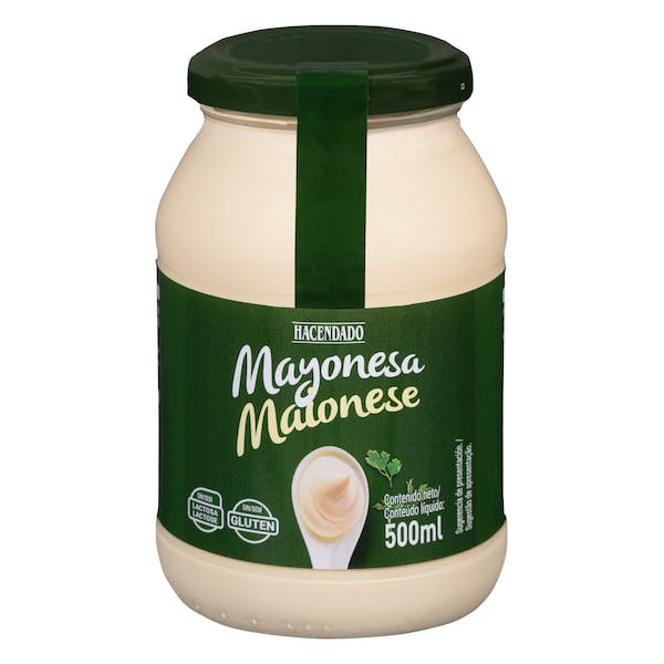 Mayonesa Hacendado Tarro 500 ml en Mercadona