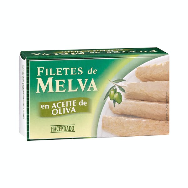 Filetes de melva en aceite de oliva Hacendado Lata 0.12 kg en Mercadona
