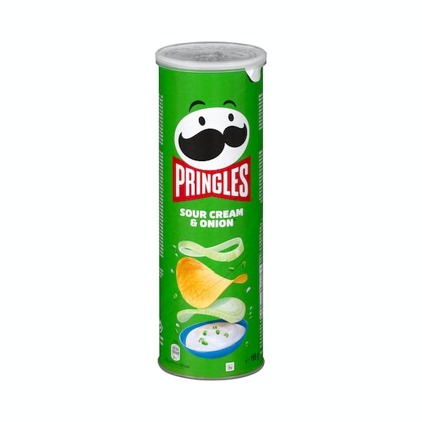 Pringles sabor crema agria y cebolla Bote 0.165 kg en Mercadona