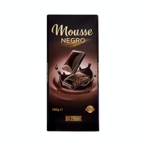 Chocolate negro relleno de mousse Hacendado Tableta 0.14 kg en Mercadona