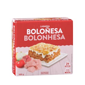 Lasaña a la boloñesa Hacendado ultracongelada Caja 0.6 kg en Mercadona