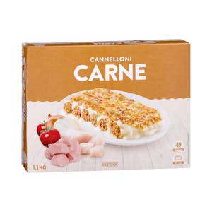 Canelones de carne con bechamel Hacendado ultracongelados Caja 1.1 kg en Mercadona
