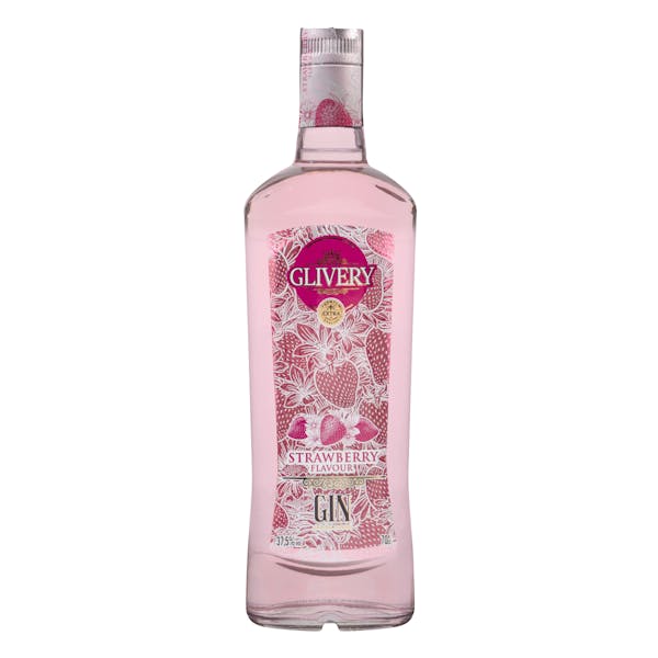 Ginebra strawberry gin Glivery Botella 700 ml en Mercadona