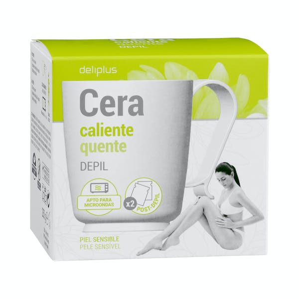 Cera caliente en tarro Deliplus piel sensible Caja 0.25 100 g en Mercadona