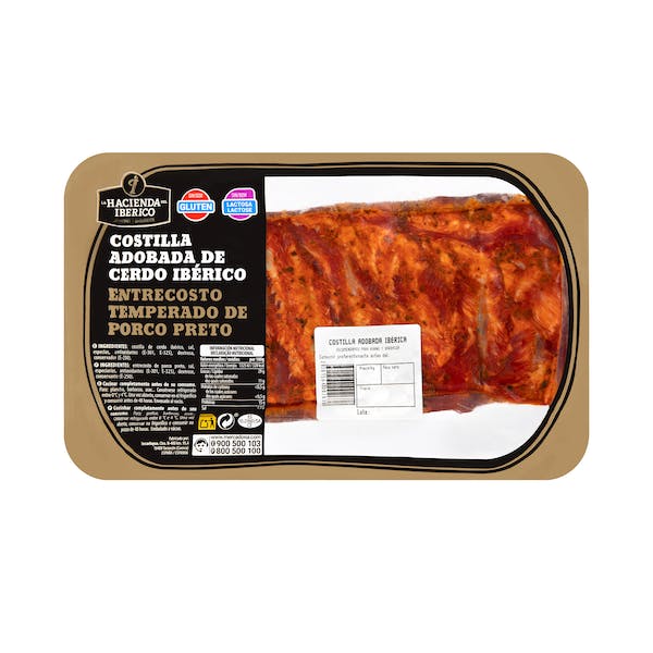 Costilla de cerdo ibérico adobada Bandeja 0.6 kg en Mercadona