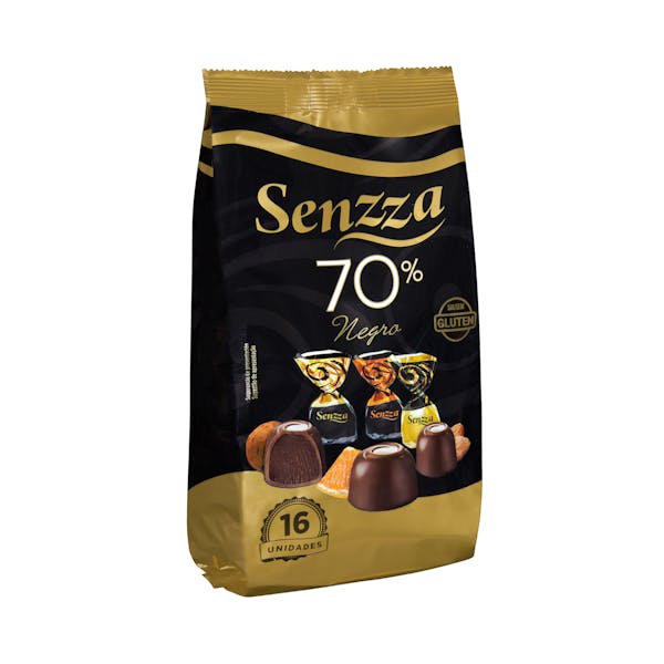 Surtido bombones de chocolate negro 70% Senzza Paquete 0.18 kg en Mercadona
