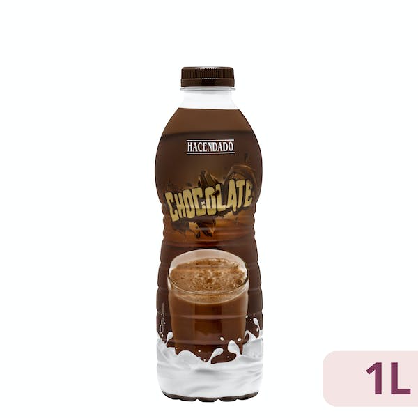 Batido de chocolate Hacendado Botella 1 L en Mercadona
