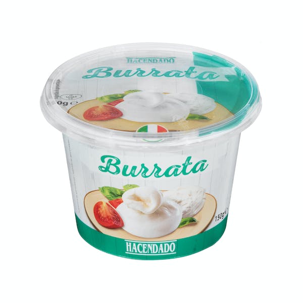 Burrata fresca Hacendado Tarrina 0.25 kg en Mercadona