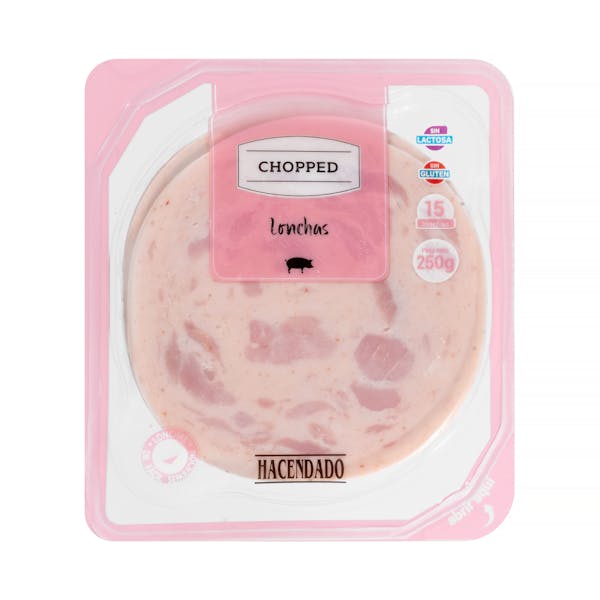 Chopped cerdo Hacendado lonchas Paquete 0.25 kg en Mercadona
