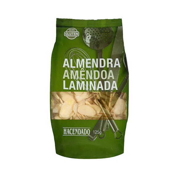 Almendra laminada Hacendado Paquete 0.125 kg en Mercadona