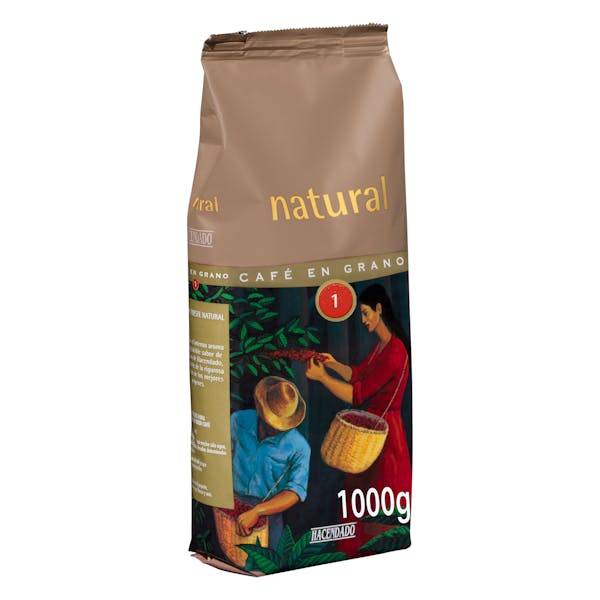 Café en grano natural Hacendado Paquete 1 kg en Mercadona