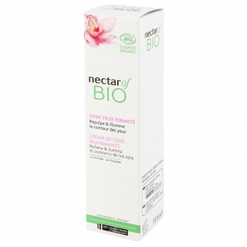 Crema de ojos reafirmante rellena & ilumina el contorno de ojos ecológico Nectar Of Bio 15 ml en Carrefour