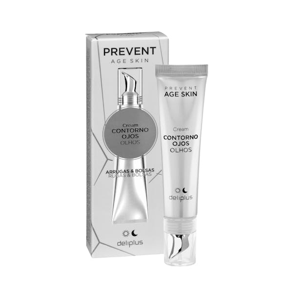 Contorno de ojos Arrugas y Bolsas Prevent Age Skin Deliplus Tubo 0.015 100 ml en Mercadona